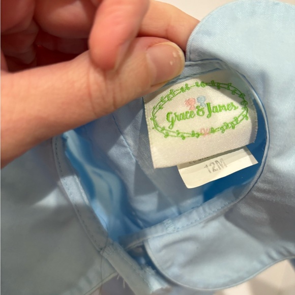 Grace & James pumpkin blue set 12m - Picture 3 of 4